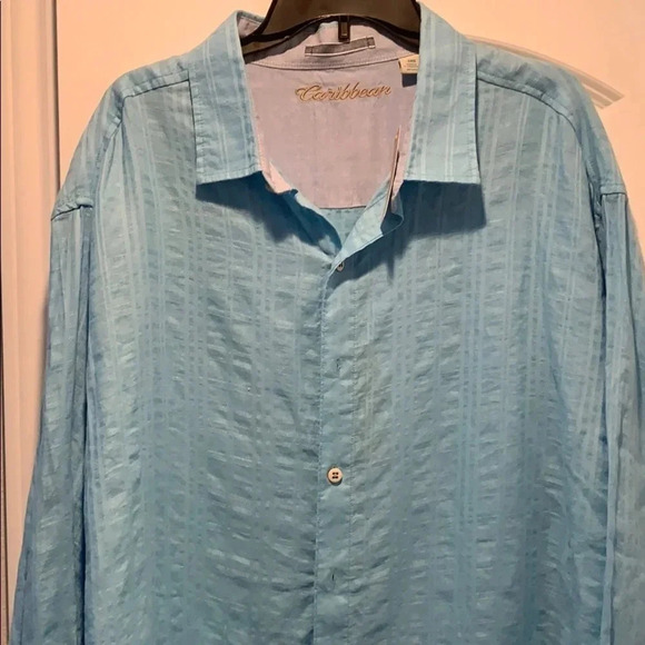 Roundtree & Yorke Caribbean Linen Shirt Men’s Size 3X Big New - Picture 8 of 8